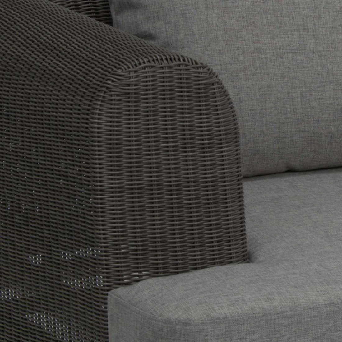 Stern Viva Gartensofa Edelstahl/Geflecht Basaltgrau/Grau Meliert 6 Stern Viva Gartensofa Edelstahl/Geflecht Basaltgrau/Grau Meliert – Bild 4