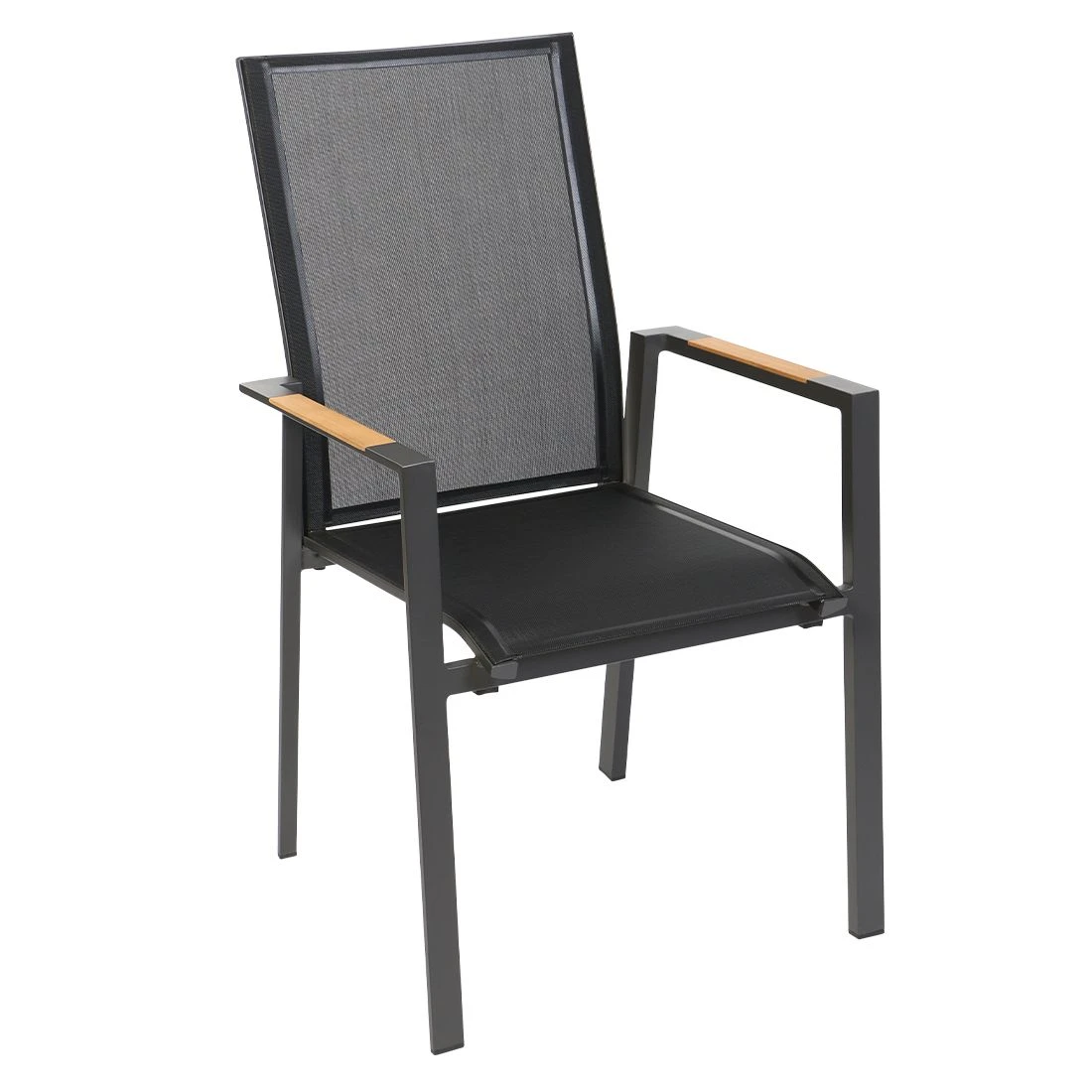 Sungörl Bamberg Gartenmöbel-Set 5-tlg. Tisch 160x90cm Anthrazit/Schwarz 4 Sungörl Bamberg Gartenmöbel-Set 5-tlg. Tisch 160x90cm Anthrazit/Schwarz – Bild 2