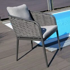 Sungörl Lago Gartensessel Aluminium/Rope Anthrazit/Grau -GartenMöbelPro Verkäufe sungoerl lago gartensessel aluminium rope 1471803 3