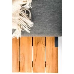 Suns Nardo Gartensofa Aluminium/Teak/Sunproof Matt Royal Grey/Blended Anthrazit -GartenMöbelPro Verkäufe suns nardo 2 sitzer aluminium teak sunproof 1386619 2