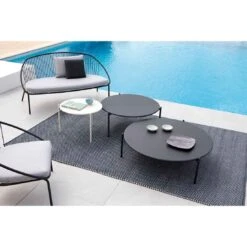 Vermobil Aria Loungetisch Ø60cm Stahl Matt Weiß -GartenMöbelPro Verkäufe vermobil aria loungetisch durchm60cm stahl 1372869 3