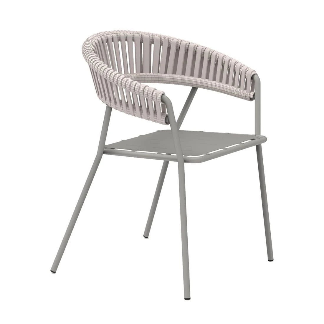 Vermobil Key West Gartenmöbelset 4-tlg. Mit Tisch Ø65cm Fango 4 Vermobil Key West Gartenmöbelset 4-tlg. Mit Tisch Ø65cm Fango – Bild 2