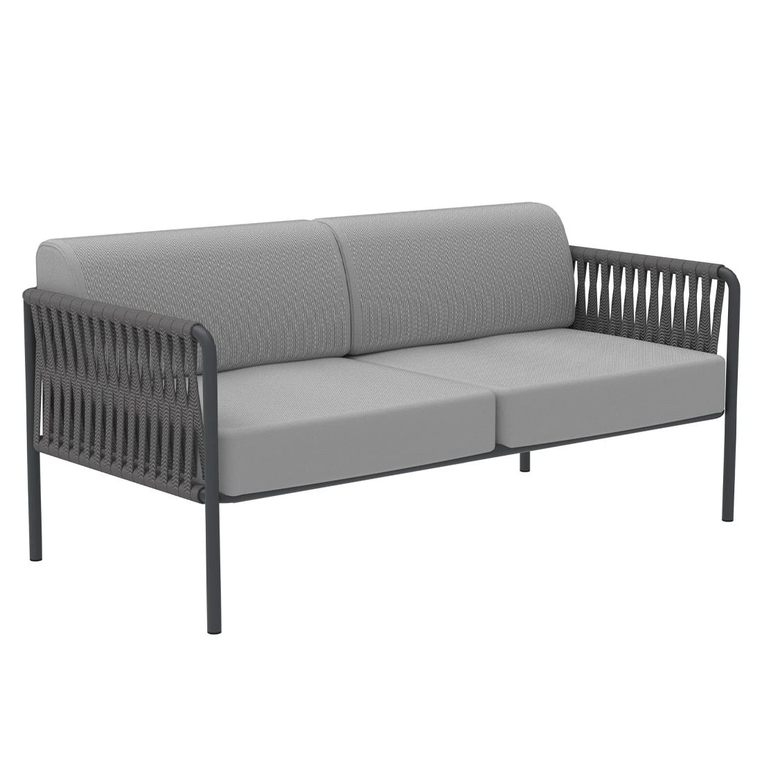 Vermobil Key West Gartensofa Stahl/Rope Anthrazit/Gris 3 Vermobil Key West Gartensofa Stahl/Rope Anthrazit/Gris