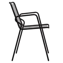 Vermobil Roma Stapelsessel Stahl Schwarz -GartenMöbelPro Verkäufe vermobil roma stapelsessel stahl 1371329 3