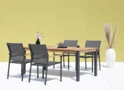 Zebra Alex Gartenmöbel-Set 5-tlg. Tisch 180x100cm Graphit/Midnight Grey -GartenMöbelPro Verkäufe zebra alex gartenmoebel set 5 tlg tisch 180x100cm 1467524 6