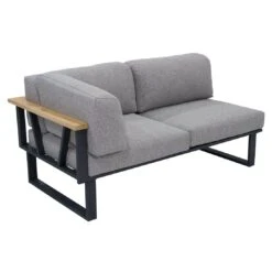 Zebra Belvedere Eck-/Endmodul Edelstahl/Tuvatextil Graphit/Tweed Grey -GartenMöbelPro Verkäufe zebra belvedere endmodul links edelstahl tuvatextil 1367325 2