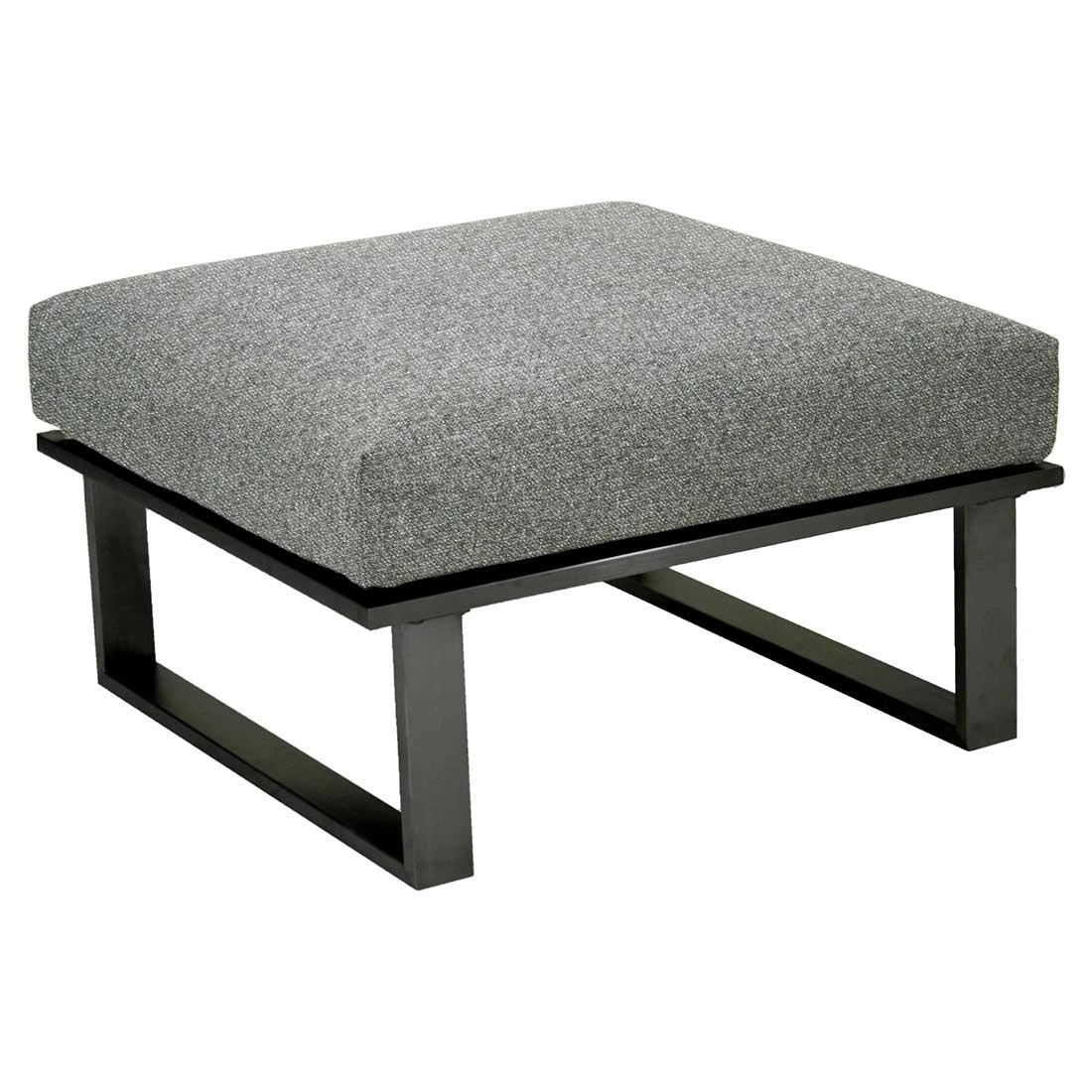 Zebra Belvedere Hocker Edelstahl/Tuvatextil Graphit/Tweed Grey 4 Zebra Belvedere Hocker Edelstahl/Tuvatextil Graphit/Tweed Grey – Bild 2