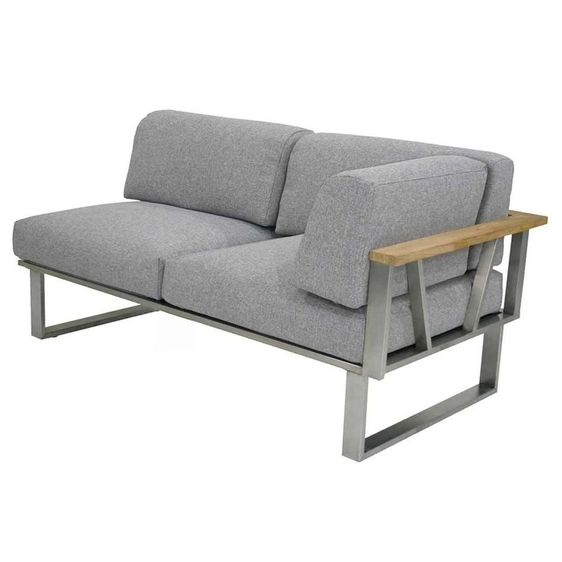 Zebra Belvedere Ecklounge 3-teilig Edelstahl/Olefin Edelstahl/Grau 7 Zebra Belvedere Ecklounge 3-teilig Edelstahl/Olefin Edelstahl/Grau – Bild 5