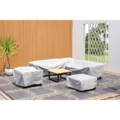 Zebra Belvedere Ecklounge 5-tlg. Edelstahl/Olefin Graphit/Grau -GartenMöbelPro Verkäufe zebra belvedere loungeecke 5 tlg edelstahl olefin 1377313 4