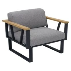 Zebra Belvedere Ecklounge 5-tlg. Edelstahl/Tuvatextil Silber/Tweed Grey -GartenMöbelPro Verkäufe zebra belvedere loungeecke 5 tlg edelstahl tuvatextil 1367809 5