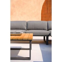 Zebra Belvedere Ecklounge 5-tlg. Edelstahl/Tuvatextil Silber/Tweed Grey -GartenMöbelPro Verkäufe zebra belvedere loungeecke 5 tlg edelstahl tuvatextil 1367809 8