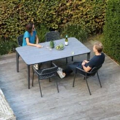 Zebra Costa Stapelsessel Aluminium/Rope Graphit/Schwarz -GartenMöbelPro Verkäufe zebra costa stapelsessel aluminium rope 1453367 3