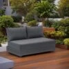 Zebra Cubo Gartensofa Aluminium/Olefin Graphit/Dunkelgrau -GartenMöbelPro Verkäufe zebra cubo 2 sitzersofa aluminium olefin graphit dunkelgrau 1296661 1