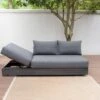 Zebra Cubo Gartensofa Aluminium/Olefin Graphit/Grau -GartenMöbelPro Verkäufe zebra cubo 3 sitzersofa aluminium inkl kissen graphit grau 1089795 1
