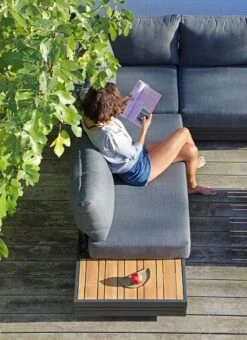 Zebra Cubo Ecklounge 3-tlg. Aluminium/Olefin Graphit/Dunkelgrau -GartenMöbelPro Verkäufe zebra cubo ecklounge 3 tlg aluminium olefin 1466699 8