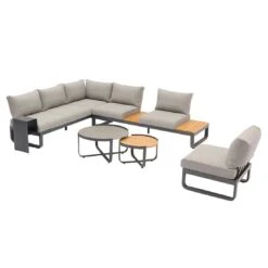 Zebra Fly Beistelltisch Aluminium Graphit -GartenMöbelPro Verkäufe zebra fly beistelltisch gross 32x28 5cm aluminium graphit 994161 2