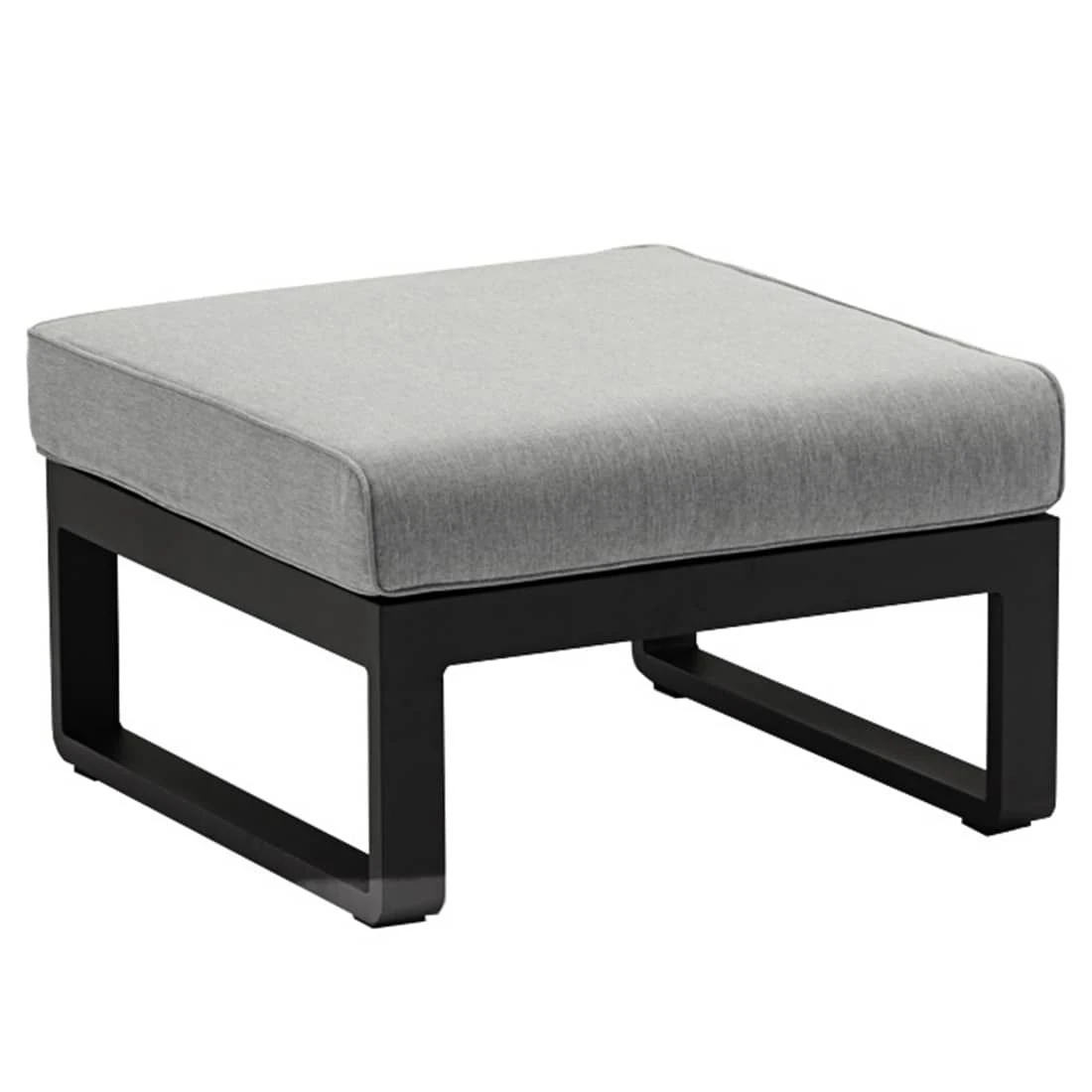 Zebra Fly Lounge Hocker Aluminium/Olefin Graphit/Mixed Grey 3 Zebra Fly Lounge Hocker Aluminium/Olefin Graphit/Mixed Grey