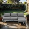 Zebra Fly Gartensofa Inkl. Lounge Hocker Aluminium/Olefin Graphit -GartenMöbelPro Verkäufe zebra fly loungeset 2 tlg aluminium olefin 1374475 1