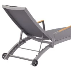 Zebra Fly Gartenliege Aluminium/Textilene Elegance Grey/Dark Grey -GartenMöbelPro Verkäufe zebra fly stapelliege aluminium textilene 1353553 5