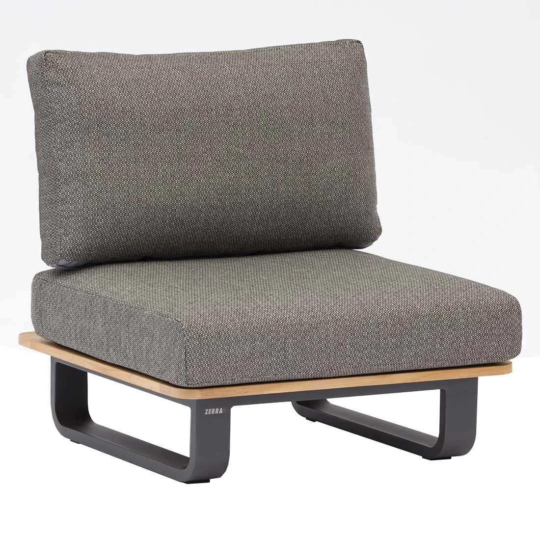 Zebra Park Ecklounge 5-tlg. Aluminium/Sunproof Graphit/Sutton Grey 8 Zebra Park Ecklounge 5-tlg. Aluminium/Sunproof Graphit/Sutton Grey – Bild 6