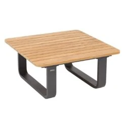 Zebra Park Loungetisch 80x80,5cm Aluminium/Teak Graphit/Teak -GartenMöbelPro Verkäufe zebra park loungetisch 80x80 5cm aluminium teak graphit teak 1298586 2