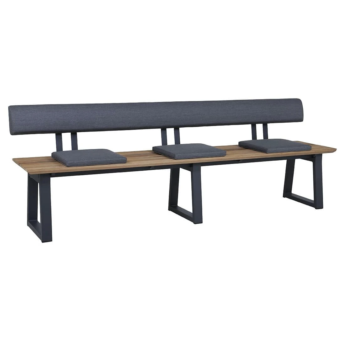 Zebra Phönix Rückenlehne 220cm Edelstahl/Tuvatextil Graphit/Turmalin Grey 5 Zebra Phönix Rückenlehne 220cm Edelstahl/Tuvatextil Graphit/Turmalin Grey – Bild 3