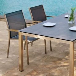 Zebra Sela Gartentisch-Platte 160x90cm HPL Beton -GartenMöbelPro Verkäufe zebra sela tischplatte 160x90cm hpl beton 1382890 3