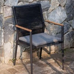 Zebra Spider Stapelsessel Aluminium/Rope Graphit -GartenMöbelPro Verkäufe zebra spider gartensessel aluminium rope teak al graphit 1089729 2