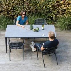 Zebra Taro Gartentisch 180x100cm Aluminium/HPL Graphit/Beton -GartenMöbelPro Verkäufe zebra taro gartentisch 180x100cm aluminium hpl 1469790 5
